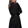 Noir Handmade Chiffon Minikleid mit choker – Bild 2