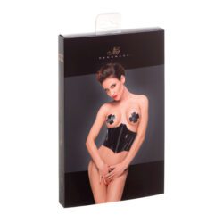 Noir Handmade PVC Korsett mit verstellbarer Schnürung auf der Rückseite – Bild 6