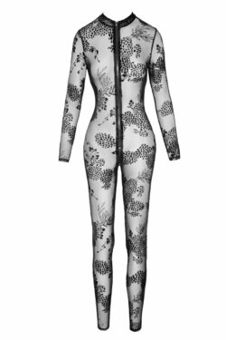 Noir Handmade Langer Tüll Overall mit 3-Wege Zipper – Bild 5