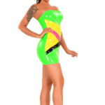 Ledapol Datex Kleid – Neonfarbenes Design für besondere Partyanlässe – Bild 3