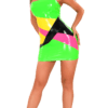 Ledapol Datex Kleid – Neonfarbenes Design für besondere Partyanlässe