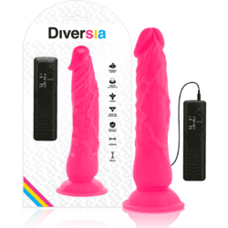 DIVERSIA - FLEXIBLER VIBRATOR ROSA 21 CM -O- 4.9 CM