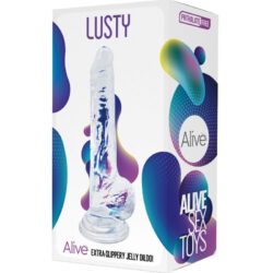 ALIVE - LUSTY REALISTISCHER PENIS TRANSPARENT 18 CM – Bild 2