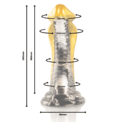 EPIC - DRAKON DILDO GELBE KOBRA – Bild 3