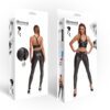 Demoniq schwarze Leggings mit silbernem Reißverschluss BRMaddalena001 – Bild 6