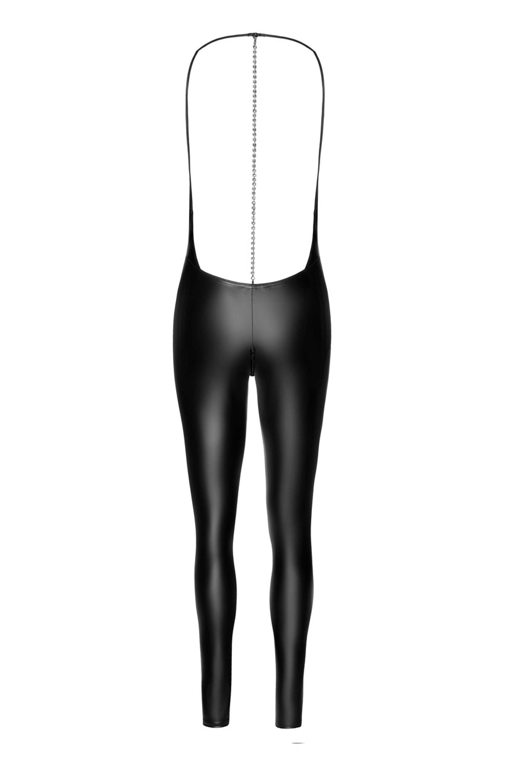 NOIR HANDMADE – F306 Mirage Catsuit mit Schmuck-Rückenkette – Bild 4