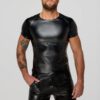 Noir Handmade Wetlook T-Shirt H070 mit Schlangen-Ärmeln