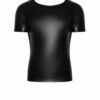 Noir Handmade Wetlook T-Shirt H070 mit Schlangen-Ärmeln – Bild 8