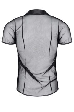 RFP Herren T-Shirt RMROBERTO001 schwarz – Stilvolles Wetlook-Shirt mit Stehkragen – Bild 10