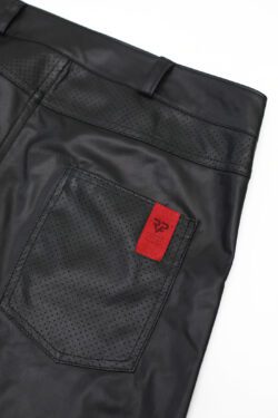 RFP Lange Herren-Hose RMVincenzo001 in Schwarz – Stilvoller Wetlook mit Details – Bild 7