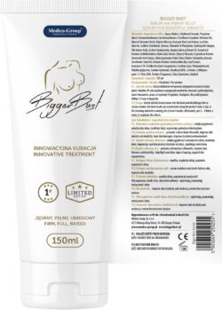 Medica Group BiggerBust Serum 150 ml – Straffendes Serum zur Verbesserung des Erscheinungsbildes der Brust