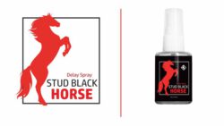 Stud Horse Black Spray 50 ml – Verzögerungsspray zur Verlängerung des sexuellen Vergnügens